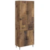 Spintelė 2 pcs Sendintos medienos 66 x 34,5 x 89,5 cm