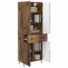 Spintelė 2 pcs Sendintos medienos 66 x 34,5 x 89,5 cm