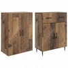 Spintelė 2 pcs Sendintos medienos 66 x 34,5 x 89,5 cm
