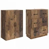 Spintelė 2 pcs Sendintos medienos 66 x 34,5 x 87 cm