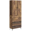 Spintelė 2 pcs Sendintos medienos 66 x 34,5 x 90 cm