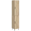 Spintelė 2 pcs Sonoma ąžuolas 33 x 34,5 x 89,5 cm