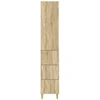 Spintelė 2 pcs Sonoma ąžuolas 33 x 34,5 x 90 cm