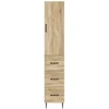 Spintelė 2 pcs Sonoma ąžuolas 33 x 34,5 x 90 cm