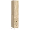 Spintelė 2 pcs Sonoma ąžuolas 34,5 x 34,5 x 90 cm