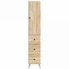 Spintelė 2 pcs Sonoma ąžuolas 34,5 x 34,5 x 90 cm