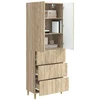 Spintelė 2 pcs Sonoma ąžuolas 66 x 34,5 x 90 cm