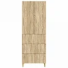 Spintelė 2 pcs Sonoma ąžuolas 66 x 34,5 x 90 cm