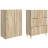 Spintelė 2 pcs Sonoma ąžuolas 66 x 34,5 x 90 cm