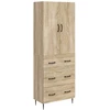Spintelė 2 pcs Sonoma ąžuolas 66 x 34,5 x 90 cm