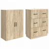 Spintelė 2 pcs Sonoma ąžuolas 66 x 34,5 x 87 cm