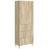 Spintelė 2 pcs Sonoma ąžuolas 66 x 34,5 x 90 cm