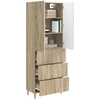 Spintelė 2 pcs Sonoma ąžuolas 66 x 34,5 x 90 cm