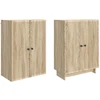 Spintelė 2 pcs Sonoma ąžuolas 66 x 34,5 x 90 cm
