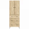 Spintelė 2 pcs Sonoma ąžuolas 66 x 34,5 x 90 cm