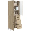 Spintelė 2 pcs Sonoma ąžuolas 66 x 34,5 x 89,5 cm