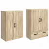 Spintelė 2 pcs Sonoma ąžuolas Apdirbta mediena