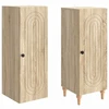 Spintelė 2 pcs Sonoma ąžuolas Apdirbta mediena