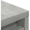 Spintelė batams, betono pilka, 57x34x76 cm, apdirbta mediena