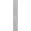 Spintelė knygoms, 5 aukštų, betono, 80x24x175cm, mediena