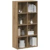 Spintelė knygoms, artisano ąžuolo, 66x30x130cm, mediena