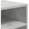 Spintelė knygoms, betono pilka, 66x31x80 cm, MDP
