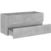 Spintelė praustuvui, betono pilkos spalvos, 100x38,5x45cm, MDP