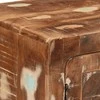 Spintelė prie lovos 40x32x46 cm Regeneruota medžio masyvo