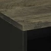Spintelė prie lovos Juoda 50x33x62 cm Medžio masyvo Mango