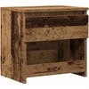 Spintelė prie lovos Old Wood 40x30x39 cm Engineered Wood