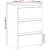 Spintelė prie lovos Old Wood 40x35x62,5 cm Engineered Wood