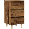 Spintelė prie lovos Old Wood 40x35x69 cm Engineered Wood