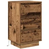 Spintelė prie lovos su LED lemputėmis Old Wood 38x34x65 cm