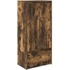 Spintelė su 2 stalčiais rūkytas ąžuolas 55,5x34x119,5cm mediena