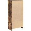 Spintelė su 2 stalčiais rūkytas ąžuolas 55,5x34x119,5cm mediena