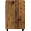Spintelė su ratukais Old Wood 33x38x60 cm Inžinierinė mediena