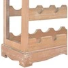 Spintelė vynui, rudos spalvos, 70x22,5x70,5cm, MDF