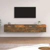 Spintelės, 2vnt., dūminio ąžuolo, 100x36,5x35cm, mediena