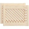 Spintelės durelės, 2vnt., 49,5x39,5 cm, pušis, grotelių dizaino