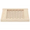 Spintelės durelės, 2vnt., 49,5x39,5 cm, pušis, grotelių dizaino