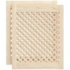 Spintelės durelės, 2vnt., 49,5x61,5 cm, pušis, grotelių dizaino
