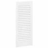 Spintelės durelės, 2vnt., baltos, 69x29,5cm, žaliuzių dizaino