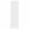 Spintelės durelės, 2vnt., baltos, 99x29,5cm, žaliuzių dizaino