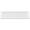 Spintelės durelės, 2vnt., baltos, 99x29,5cm, žaliuzių dizaino