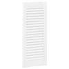 Spintelės durelės, 4vnt., baltos, 69x29,5cm, žaliuzių dizaino