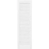 Spintelės durelės, 4vnt., baltos, 99x29,5cm, žaliuzių dizaino