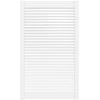 Spintelės durelės, baltos, 99,3x59,4cm, pušis, žaliuzių dizaino