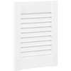 Spintelės durelės su žaliuzėmis, baltos, 39,5x29,5 cm