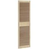 Spintelės durys su durimis 2 pcs Natūrali 170 x 2,1 x 49,5 cm