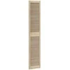 Spintelės durys su durimis 2 pcs Natūrali 201 x 2,1 x 39,5 cm